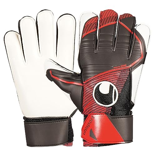 uhlsport Powerline Starter Soft Fußball Torwarthandschuhe für Kinder und Herren, Torwart-Handschuhe, Fussball-Handschuhe mit Handgelenkfixierung - atmungsaktiver Textilstoff, 3 von uhlsport