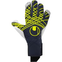 uhlsport Prediction Flex HN Torwarthandschuhe marine/weiß/fluo gelb 9.5 von uhlsport