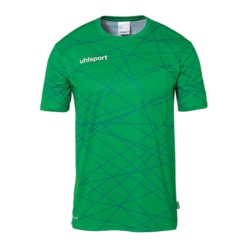 uhlsport Unisex Prediction Kurzarm T-Shirt, Grün, XXL EU von uhlsport