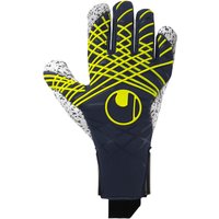 uhlsport Prediction Supergrip+ HN Torwarthandschuhe marine/weiß/fluo gelb 8 von uhlsport