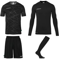 uhlsport Prediction Torwart-Set Herren schwarz L von uhlsport