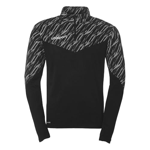 uhlsport Progressive 28 1/4 Zip Top - Fußball Langarm Fußball-Top und Sport-Pullover im Unisex-Schnitt von uhlsport