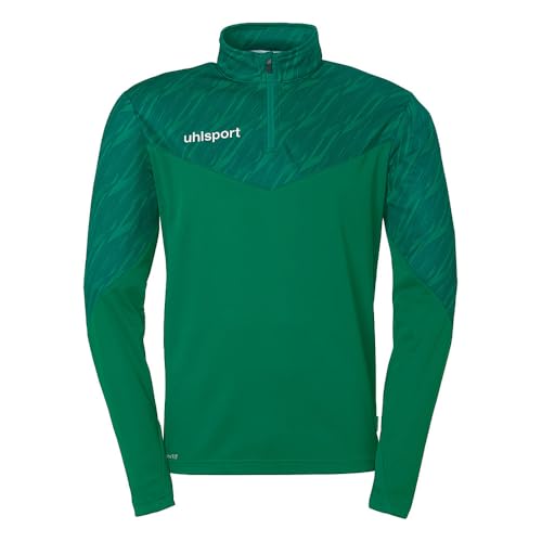 uhlsport Progressive 28 1/4 Zip Top - Fußball Langarm Fußball-Top und Sport-Pullover im Unisex-Schnitt von uhlsport