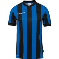 uhlsport Retro Stripe kurzarm Trikot Kinder schwarz/azurblau 116 von uhlsport