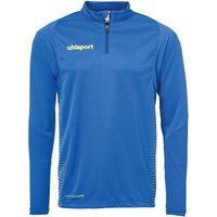 uhlsport Score 1/4-Zip Top Sweatshirt azurblau/limonengelb 3XL von uhlsport