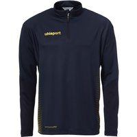 uhlsport Score 1/4-Zip Top Sweatshirt marine/fluo gelb 116 von uhlsport