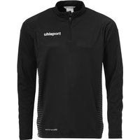 uhlsport Score 1/4-Zip Top Sweatshirt schwarz/weiss L von uhlsport