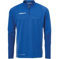 uhlsport Score 1/4-Zip Top Sweatshirt azurblau/weiss XL von uhlsport
