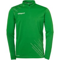 uhlsport Score 26 1/4-Zip Sweatshirt Kinder 202 - grün/weiß 128 von uhlsport