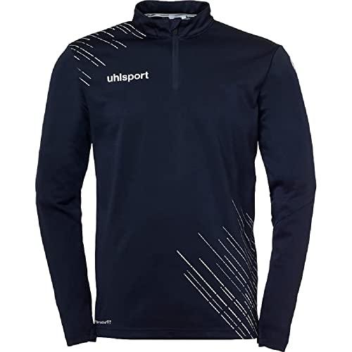 uhlsport Score 26 1/4 Zip Top Herren Sport-Jacke Sweatshirt Sweatjacke Pullover Fußball Fitness Gym Sport-Hoody Sport-Pulli - smartbreathe FIT - atmungsaktiver Stoff aus recyceltem Polyester von uhlsport