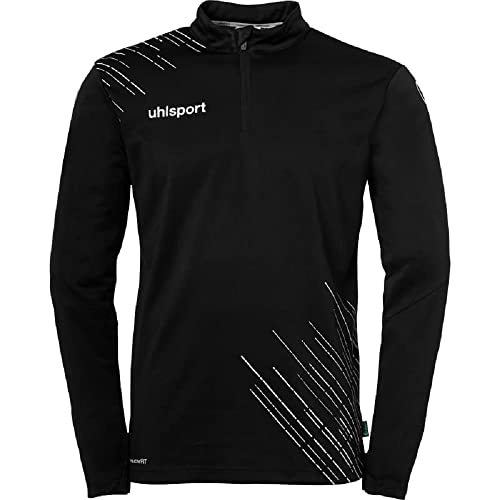 uhlsport Score 26 1/4 Zip Top Herren Sport-Jacke Sweatshirt Sweatjacke Pullover Fußball Fitness Gym Sport-Hoody Sport-Pulli - smartbreathe FIT - atmungsaktiver Stoff aus recyceltem Polyester von uhlsport