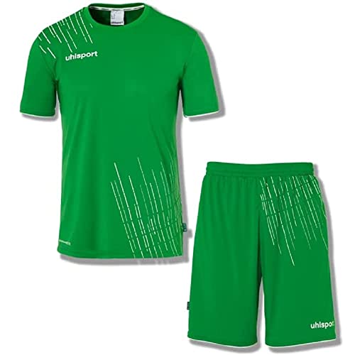 uhlsport Herren Score 26 Fußball Trikot-Set - Fußball-Set Bestehend Aus Trainings-Shirt Und Trainings-Hose, Grün/Weiß, M EU von uhlsport