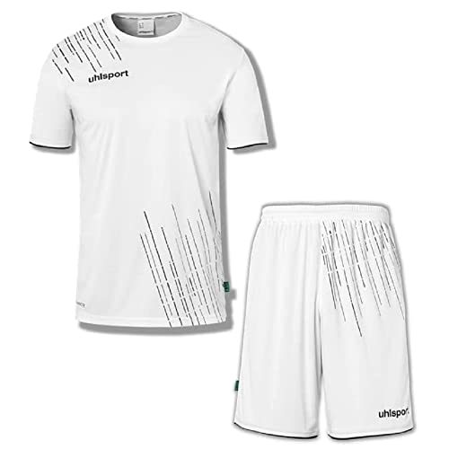 uhlsport Herren Score 26 Fußball Trikot-Set - Fußball-Set Bestehend Aus Trainings-Shirt Und Trainings-Hose, Weiß/Schwarz, XXL EU von uhlsport