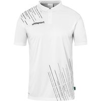 uhlsport Score 26 Poly Poloshirt Herren 112 - weiß/schwarz 5XL von uhlsport