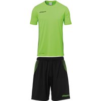 uhlsport Score Kit Set Trikot + Shorts Kinder fluo grün/schwarz 116 von uhlsport
