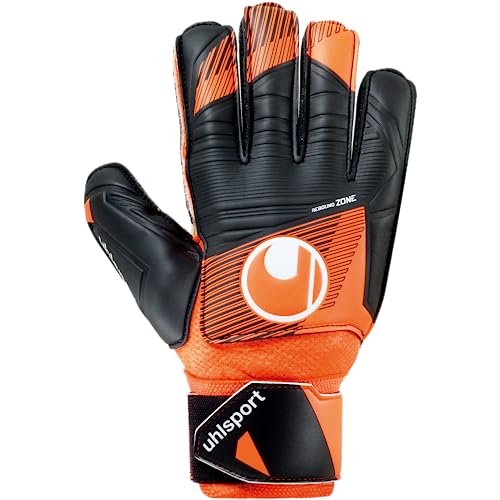 uhlsport Soft Resist+ Flex Frame Fußball Torwarthandschuhe - Handschuhe für Torhüter - speziell für Kunstrasen und Hartböden - mit Fingerschutz, 6.5 von uhlsport