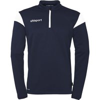 uhlsport Squad 27 1/4-Zip Trainings-Top Kinder marine/weiß 152 von uhlsport