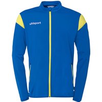 uhlsport Squad 27 Classic Trainingsjacke Kinder azurblau/limonengelb 116 von uhlsport