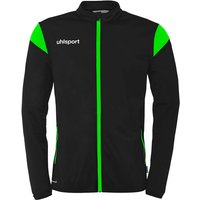 uhlsport Squad 27 Classic Trainingsjacke Kinder schwarz/fluo grün 152 von uhlsport