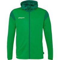 uhlsport Squad 27 Track Trainingsjacke mit Kapuze Herren grün/lagune 4XL von uhlsport