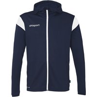 uhlsport Squad 27 Track Trainingsjacke mit Kapuze Herren marine/weiß XL von uhlsport