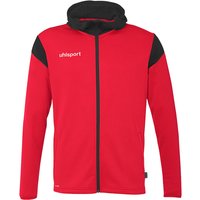 uhlsport Squad 27 Track Trainingsjacke mit Kapuze Herren rot/schwarz XXL von uhlsport