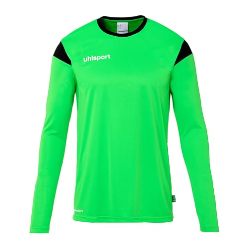 uhlsport Unisex Squad 27 Langarm Trikot, Fluo Grün/Schwarz, 164 EU von uhlsport