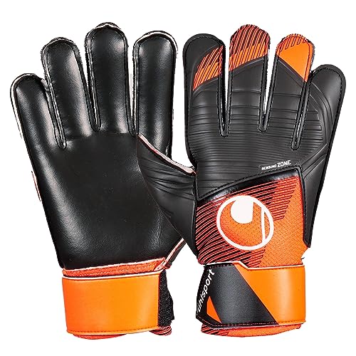 uhlsport Starter Resist+ Fußball Torwarthandschuhe - Handschuhe für Torhüter - speziell für Kunstrasen und Hartböden, 9, Fluo orange/schwarz/weiß von uhlsport