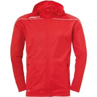 uhlsport Stream 22 Track Hood Jacke rot/weiß 116 von uhlsport