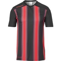 uhlsport Stripe 2.0 Trikot Kurzarm schwarz/rot L von uhlsport