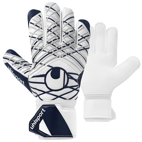 uhlsport Supersoft HN - Fussball Torwarthandschuhe für Herren und Jungs Fußball Torwart-Handschuhe mit Fingerstabilisierung - angenehm zu tragen von uhlsport