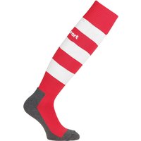 uhlsport Team Pro Essential Stripe Stutzenstrümpfe rot/weiß 33-36 von uhlsport