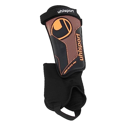 uhlsport Tibia Plate PRO Kinder Erwachsene Schienbeinschoner Fußball - leichtes Design mit schützender Hartschale und Knöchelschutz - Unisex Herren Damen - Größe XS uhlsport Tibia Plate PRO Kinder Erwachsene Schienbeinschoner Fußball - leichtes Design mit schützender Hartschale und Knöchelschutz - Unisex Herren Damen - Größe XS von uhlsport