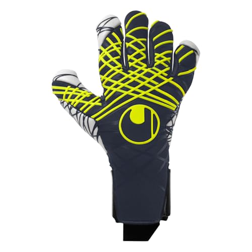 uhlsport Fußball Torwarthandschuhe Prediction Ultragrip Skin Cut - maximale Agilität und höchste Ballkontrolle bei ultimativem Grip, Marine/weiß/Fluo gelb, 9 uhlsport Fußball Torwarthandschuhe Prediction Ultragrip Skin Cut - maximale Agilität und höchste Ballkontrolle bei ultimativem Grip, Marine/weiß/Fluo gelb, 9 von uhlsport