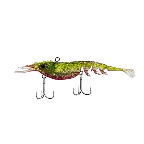 ulafbwur Angeln Garnelen Köder Universal Köder 10,5 cm Mehrgelenkig Weich mit Haken Realistische Stretch Gummi Süßwasser Meerwasser Künstliche Bunte E ulafbwur Angeln Garnelen Köder Universal Köder 10,5 cm Mehrgelenkig Weich mit Haken Realistische Stretch Gummi Süßwasser Meerwasser Künstliche Bunte E von ulafbwur