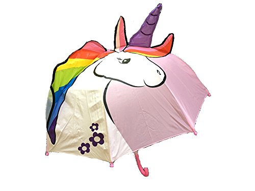 Kinder Regenschirm Einhorn Luna, rosa - ausgefallener Stockschirm, Kinderschirm von unbekannt