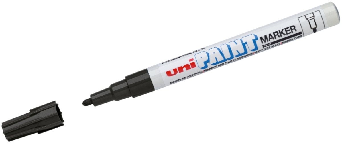 uni-ball Permanentmarker Lackmalstift Uni-Paint PX-21 1-1,5 mm schwarz. uni-ball Permanentmarker Lackmalstift Uni-Paint PX-21 1-1,5 mm schwarz. von uni-ball