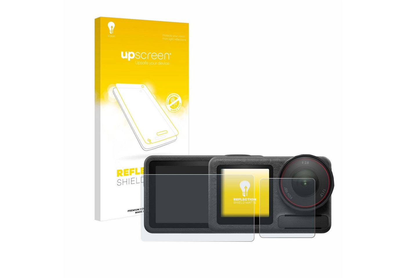 upscreen Displayschutzfolie Schutzfolie für DJI Osmo Action 5 Pro, Displayschutz Schutz Folie Matt Entspiegelungsfolie von upscreen