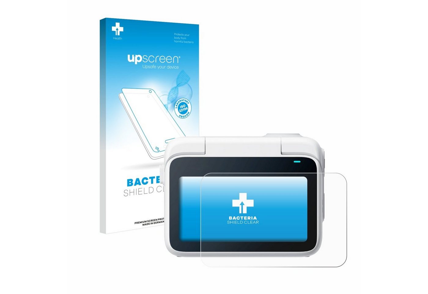 upscreen Schutzfolie für Insta360 Go 3 Action Cam, Displayschutzfolie, Folie Premium klar antibakteriell von upscreen