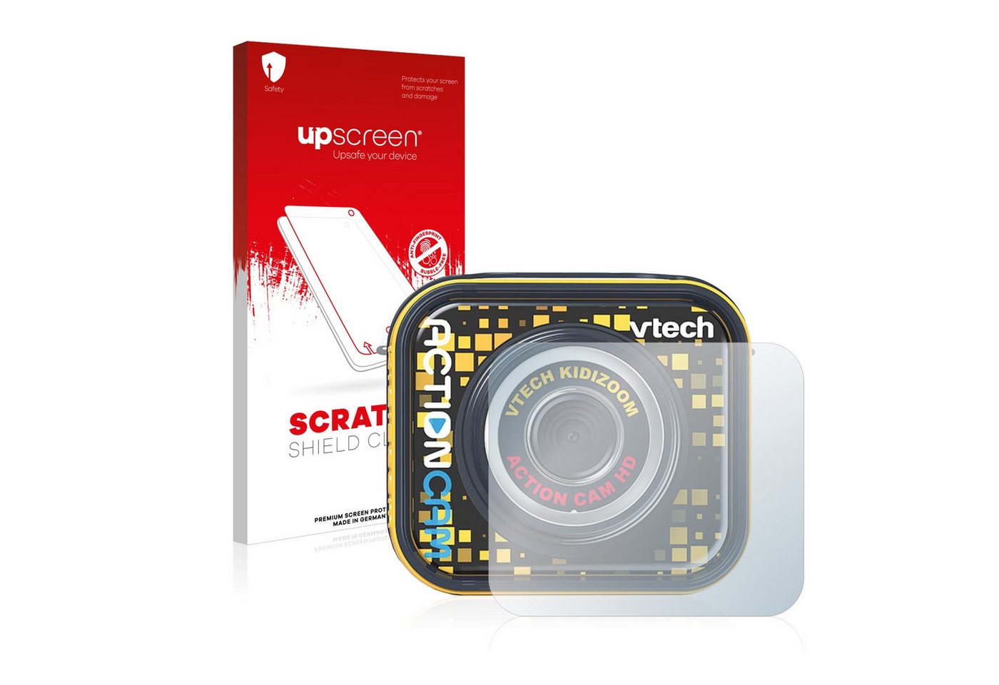 upscreen Schutzfolie für Vtech Kidizoom Action Cam HD, Displayschutzfolie, Folie klar Anti-Scratch Anti-Fingerprint von upscreen
