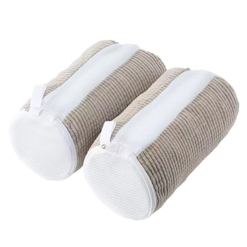 utaxuper Schuh-Wäschesack, tragbare Schuh-Wäschesäcke mit flauschigen Fasern für maschinenwaschbare Schuhe, grau, 2pcs von utaxuper