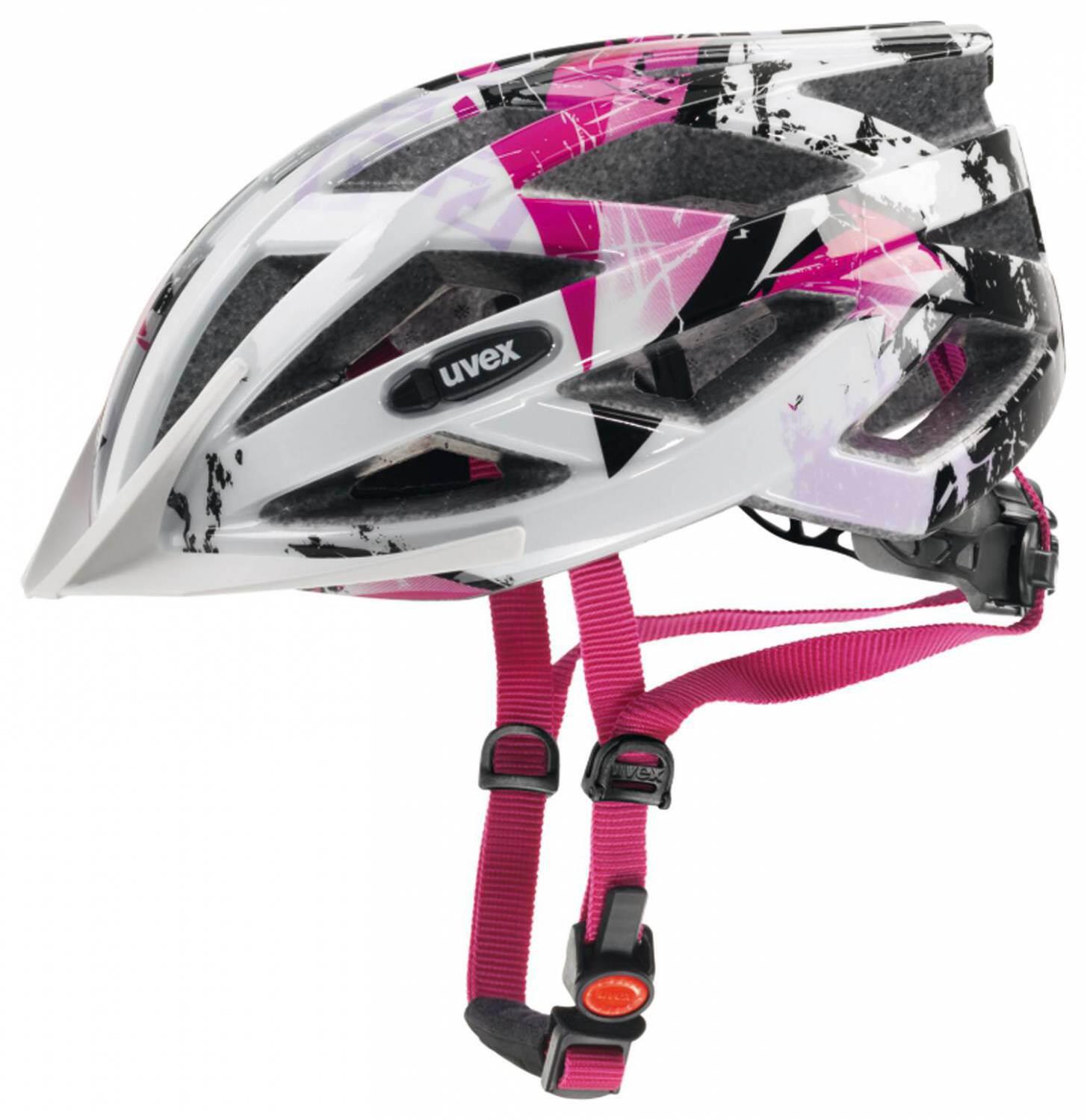 uvex Air Wing Fahrradhelm (56-60 cm, 01 white/pink) von uvex