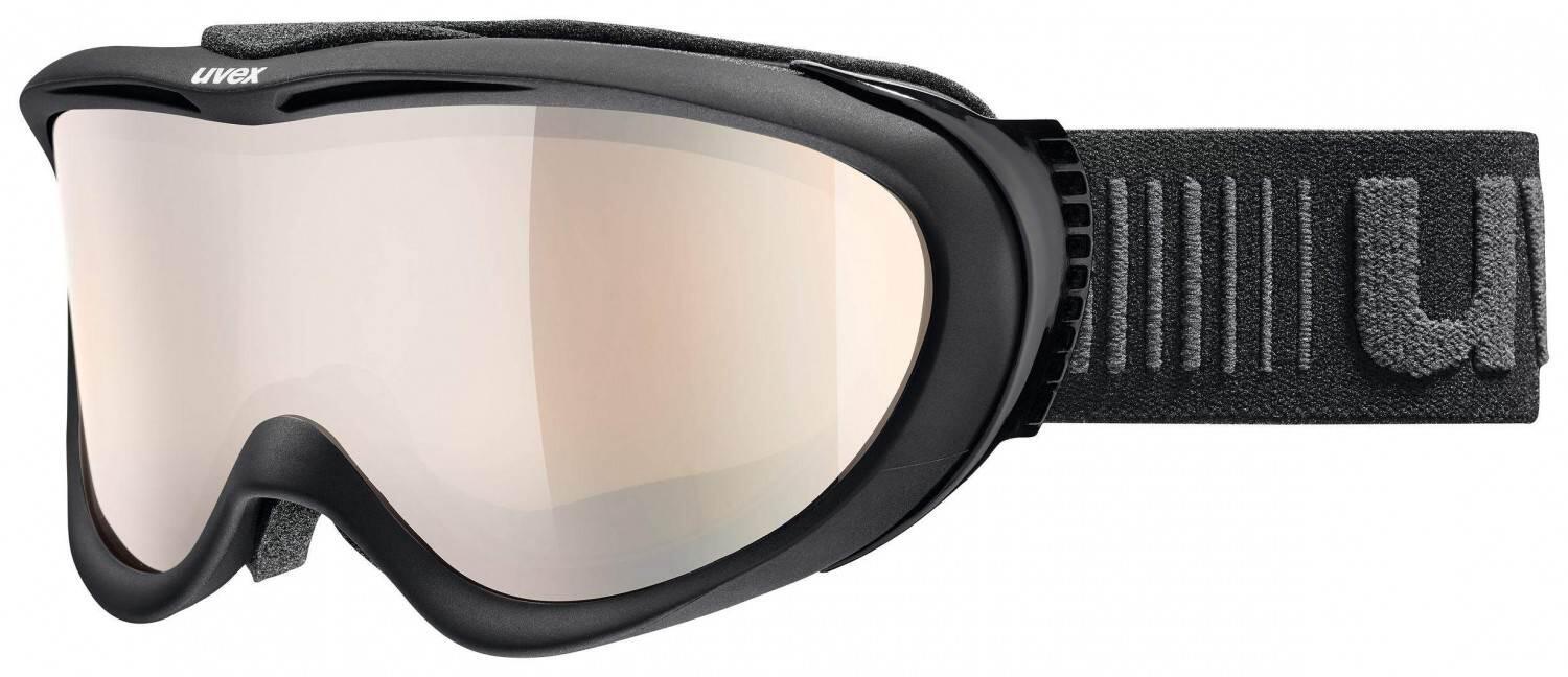 uvex Comanche VLM Brillenträger Skibrille (2030 black mat, litemirror silver variomatic/polavision/clear) von uvex