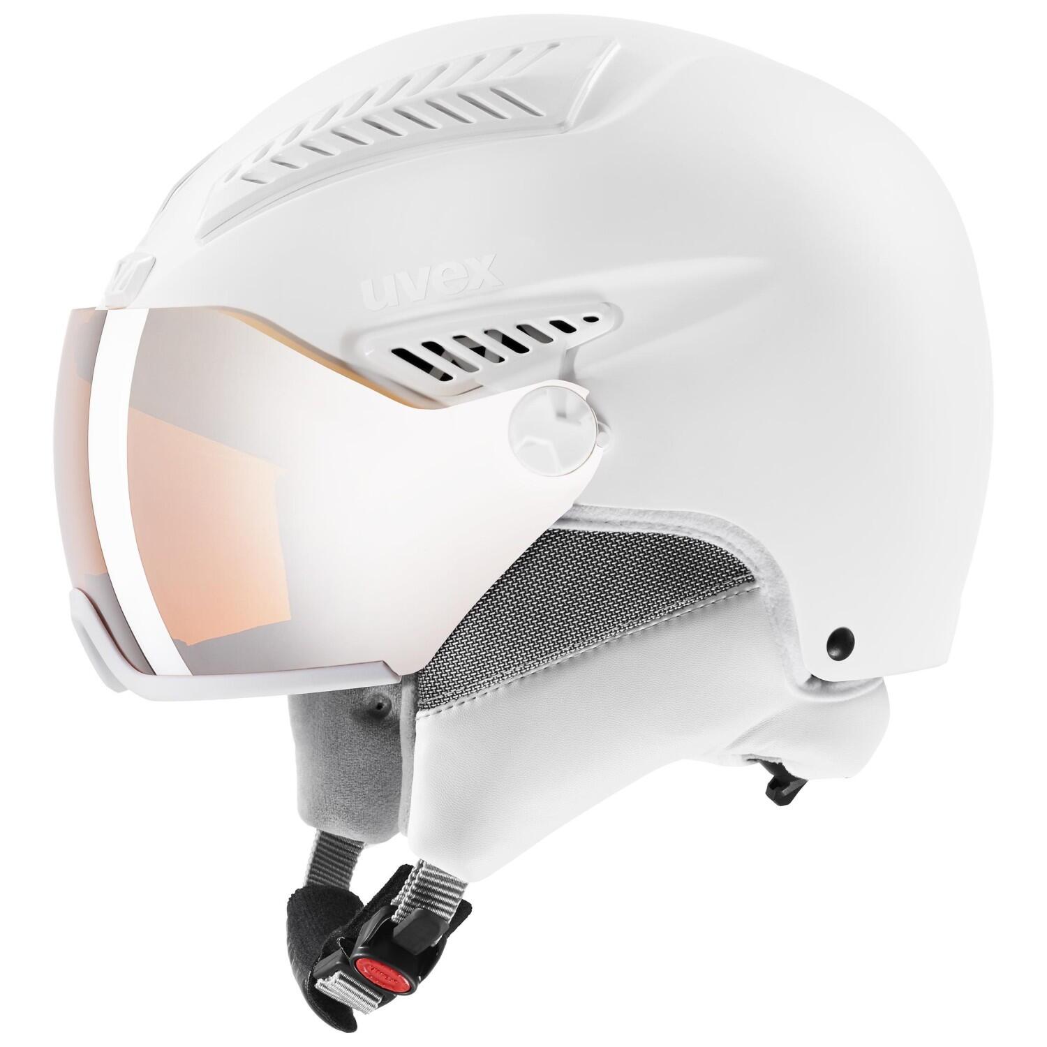 uvex HLMT 600 Visor Skihelm (55-57 cm, 50 all white mat) von uvex