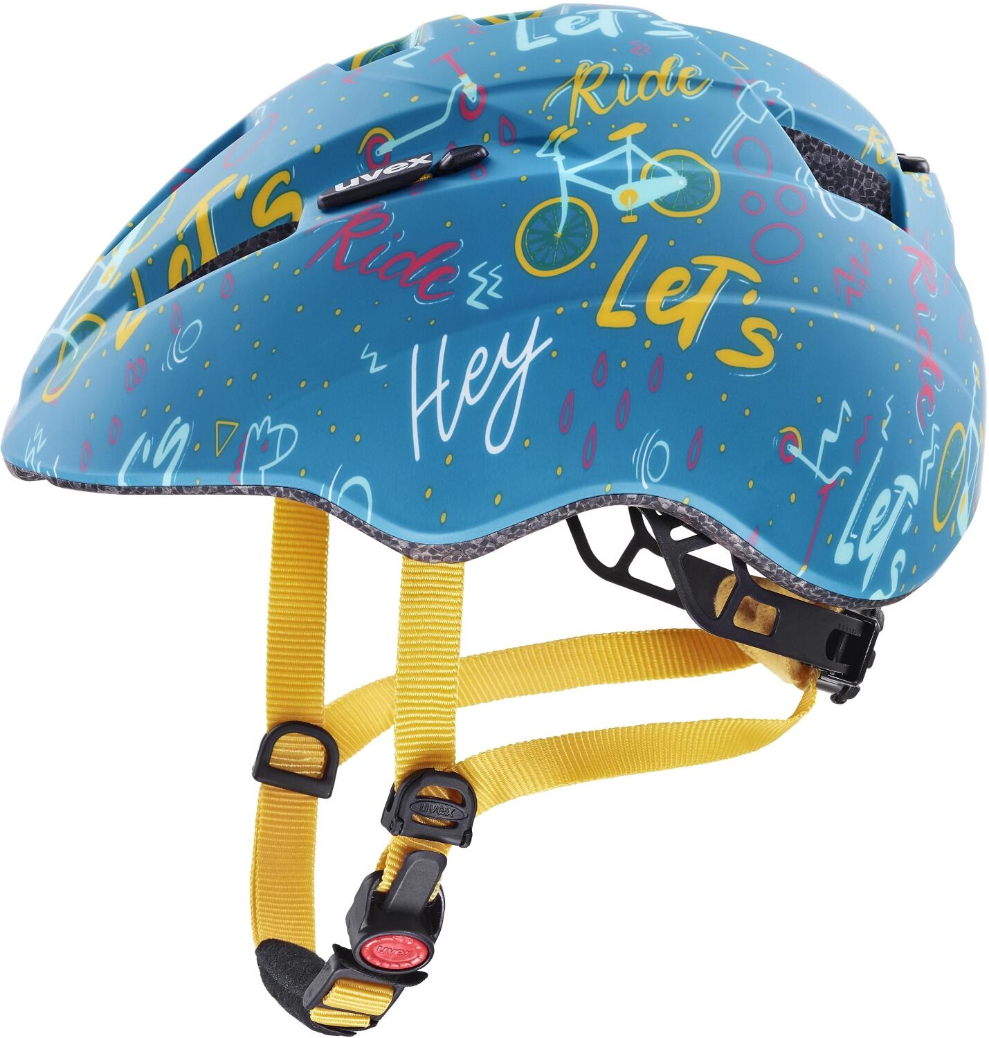 uvex Kinderradhelm Kid 2 cc (46-52 cm, 09 let´s ride matt) von uvex