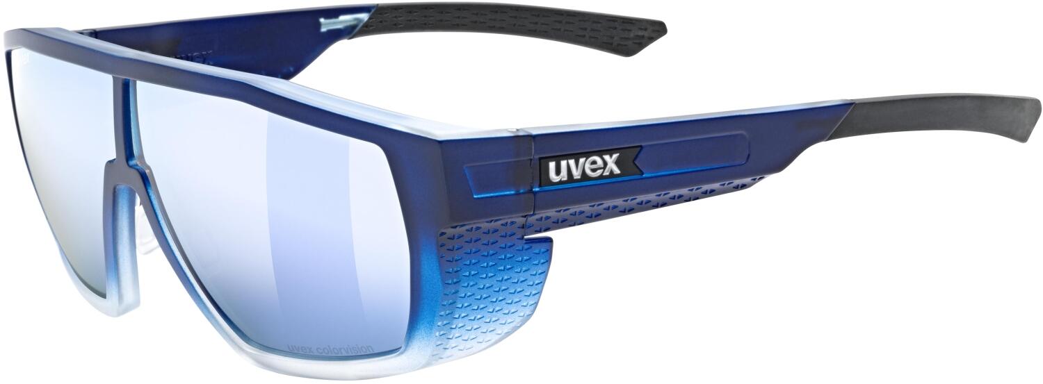uvex MTN Style Sportbrille Colorvision (4480 blue matt/fade, colorvision/mirror blue (S3)) von uvex