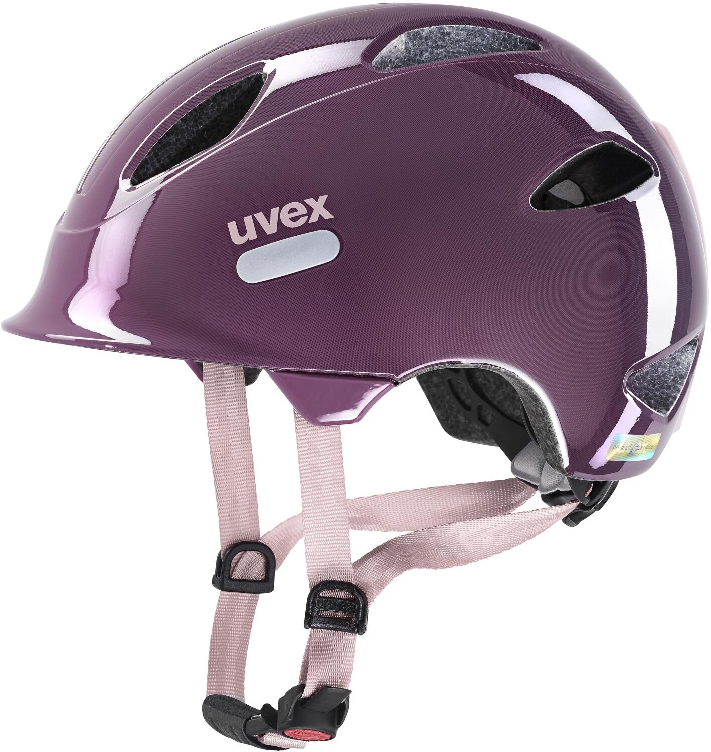 uvex Oyo Fahrradhelm (45-50 cm, 03 plum/dost rose) von uvex