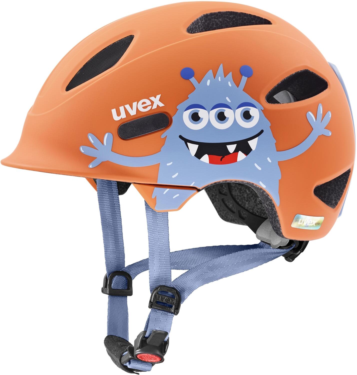 uvex Oyo Style Fahrradhelm Kids (45-50 cm, 11 monster papaya matt) von uvex