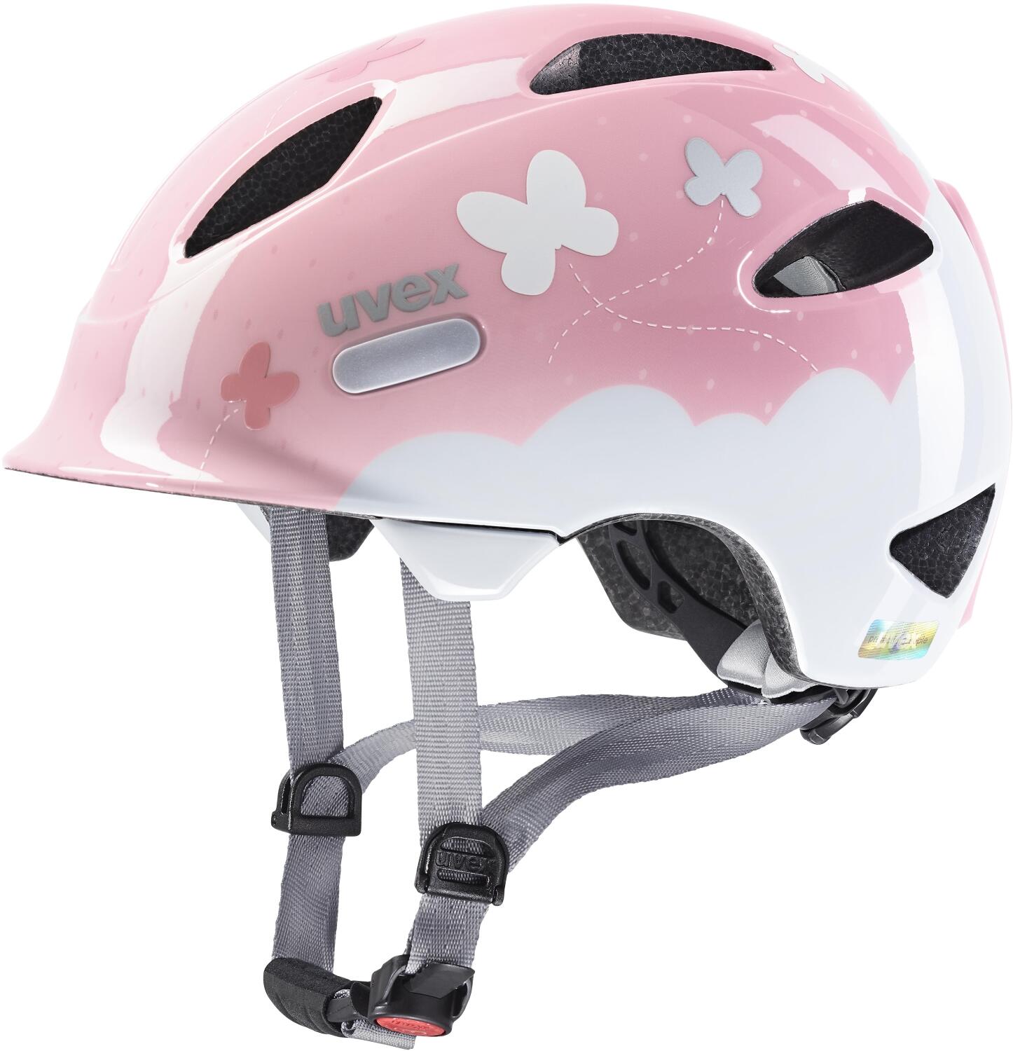 uvex Oyo Style Fahrradhelm Kids (50-54 cm, 05 butterfly pink) von uvex