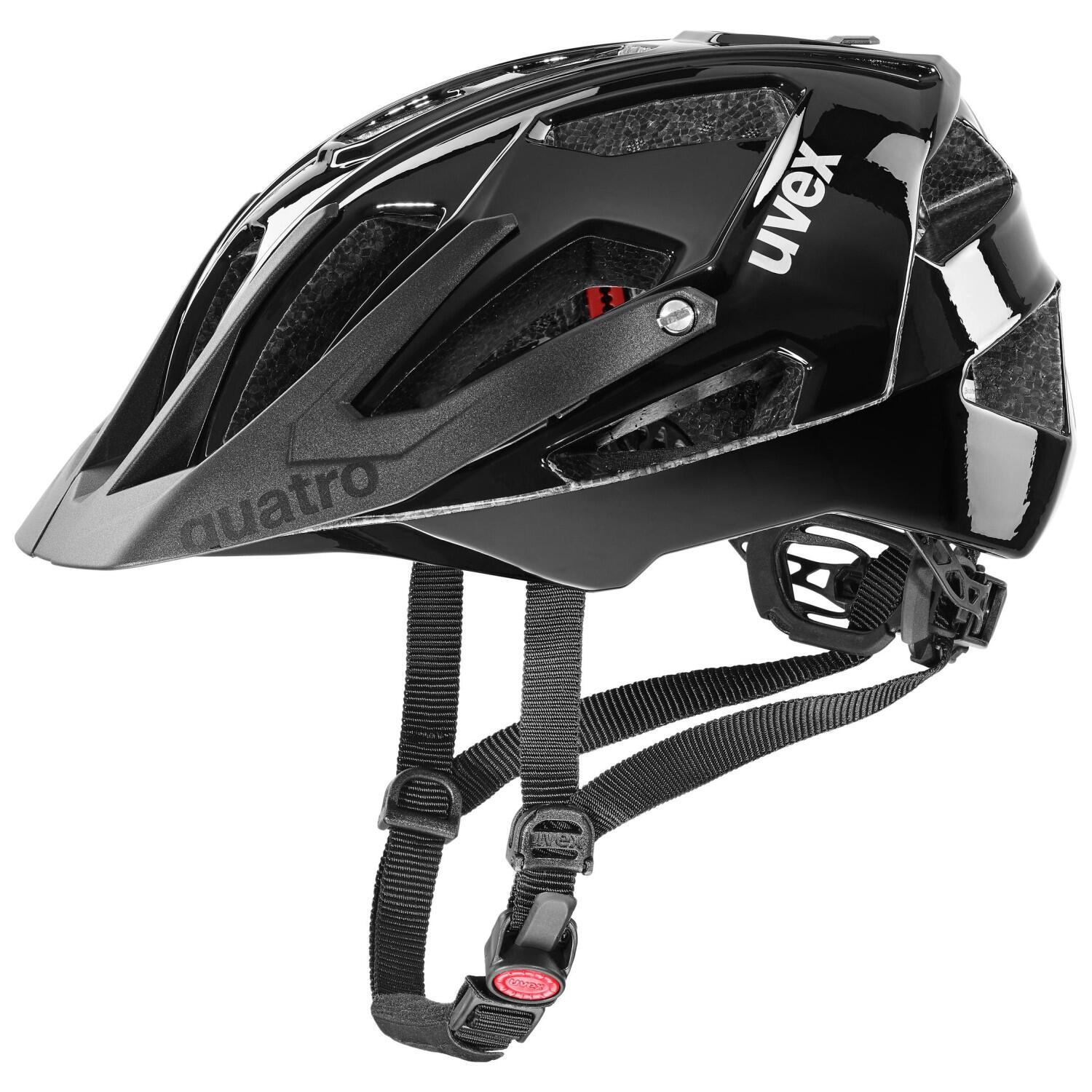 uvex Quatro Fahrradhelm (56-61 cm, 30 all black) von uvex